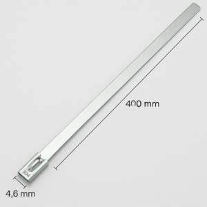 Metall-strips 304 stål 4,6 X 400mm